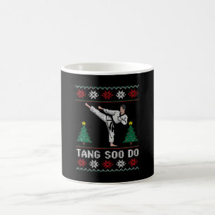 Caneca De Café Tang Soo Do Natal Suéter Feio Artes Marciais