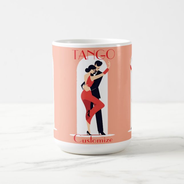 Caneca De Café Tango Dancers Thunder_Cove (Centro)