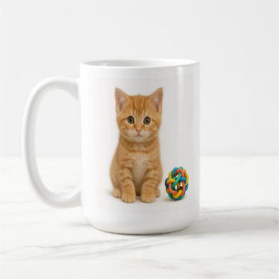 Caneca De Café Tangy Trouble - Laranja Tabby Kitten