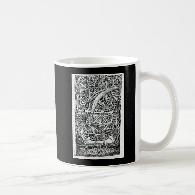 Caneca De Café Tanque Tentáculo por Brian Benson (Direita)