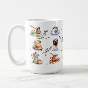 Caneca De Café Tantos cafés, tão pouco tempo