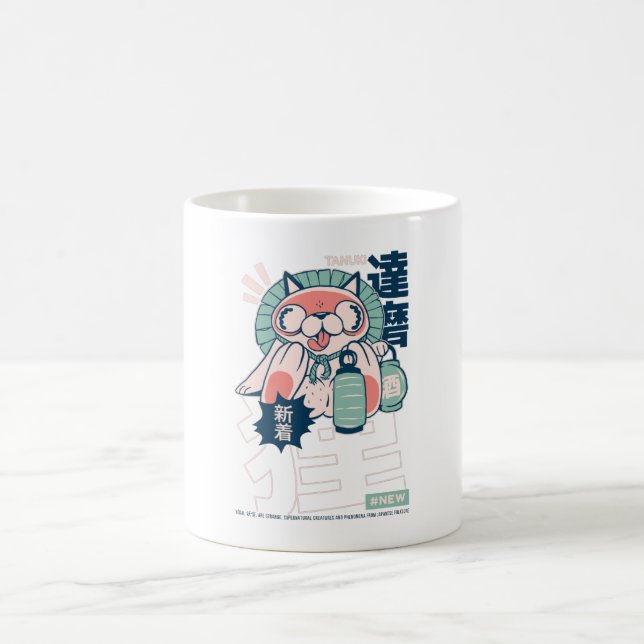 Caneca De Café TANUKI Japonês YOKAI (Centro)
