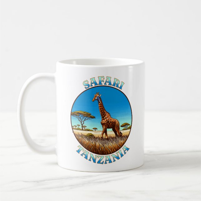 Caneca De Café Tanzânia Safari (Esquerda)