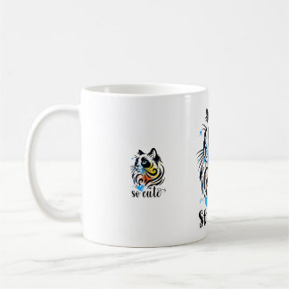 Caneca De Café Tão Bonita Chapa De Gato - Café De Gatinho Artísti