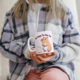 Caneca De Café Tão Capaz De Te Ver - Bela Arte Capybara