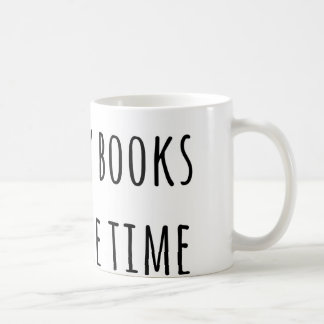 Caneca De Café Tão muitos livros tão pouca hora