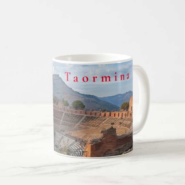Caneca De Café Taormina. 10. (Frente Esquerda)