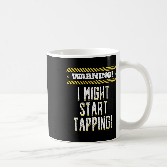 Caneca De Café Tap Dance Dancing Rhythm Soft calçado Tapping Calç (Direita)
