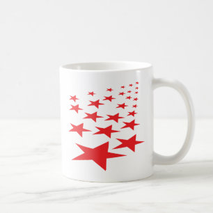Caneca De Café tapete vermelho das estrelas