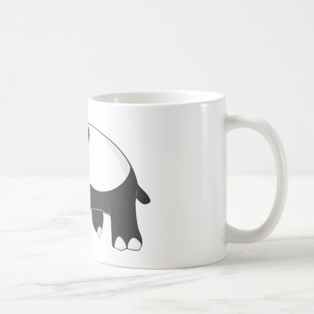 Caneca De Café Tapir feliz (Direita)