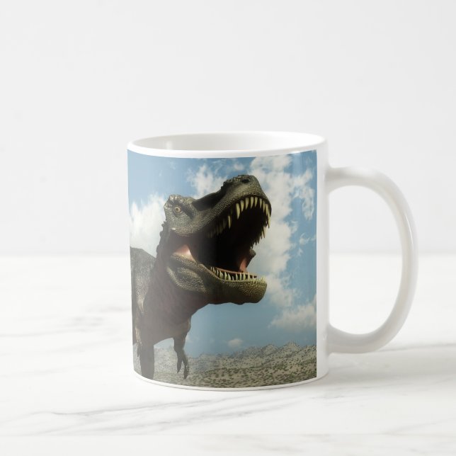 Caneca De Café Tarbosaurus (Direita)