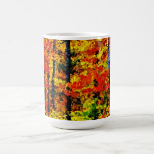 Caneca De Café Tarde do outono - Pintura de Mug de Arte