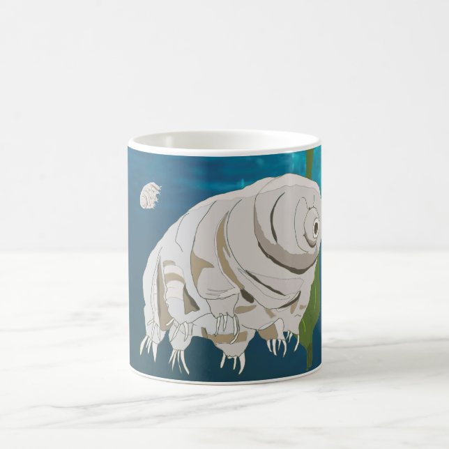 Caneca De Café Tardigras debaixo de água (Centro)