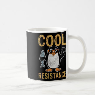 Caneca De Café Tarifas de Pinguins de Resistência Legal e Sutil P