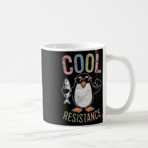 Caneca De Café Tarifas de Pinguins de Resistência Legal e Sutil P