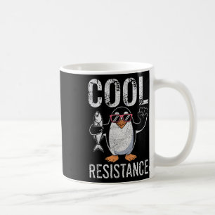 Caneca De Café Tarifas de Pinguins de Resistência Legal e Sutil P
