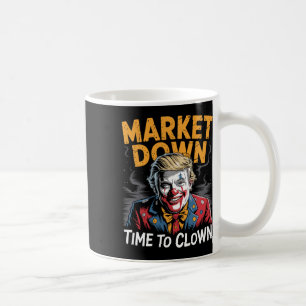 Caneca De Café Tarifas de Trump Recessão Meme Mercados Caem Hora