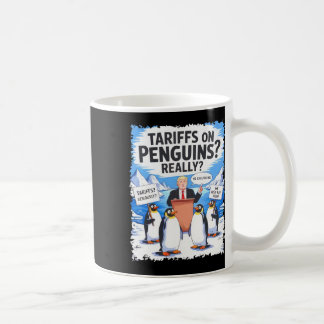 Caneca De Café Tarifas Sobre Pinguins Ilha Heard Engraçado Tarif 