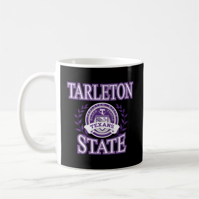 Caneca De Café Tarleton State Texans Laurels (Esquerda)