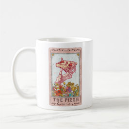 Caneca De Café Tarot Card A Pizza Engraçada Tarot Skeleton Tarot
