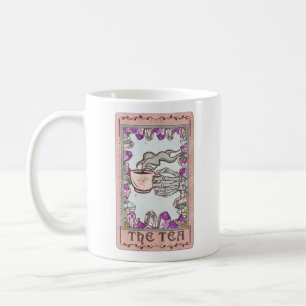 Caneca De Café Tarot Card A Tea Crystal Funny Skeleton Mug
