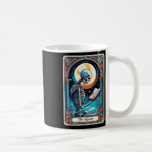 Caneca De Café Tarot Card Spooker Professor O Skeleton do Leitor