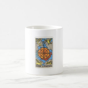 Caneca De Café Tarot roda o destino Wheel of Fortune