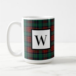 Caneca De Café Tartan Caçador Florestal