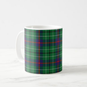 Caneca De Café Tartan Clan Duncan Xadrez Green Red Blue Check