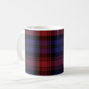 Caneca De Café Tartan Clan MacLachlan Xadrez Black Red Check