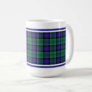 Caneca De Café Tartan da caça do clã de Leslie