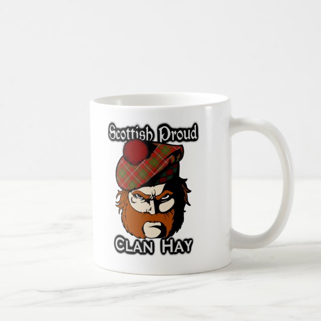 Caneca De Café Tartan do Clã Escocês Hay Escocês (Direita)