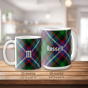 Caneca De Café Tartan do Clã Russell