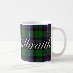 Caneca De Café Tartan do clássico de Galbraith do clã