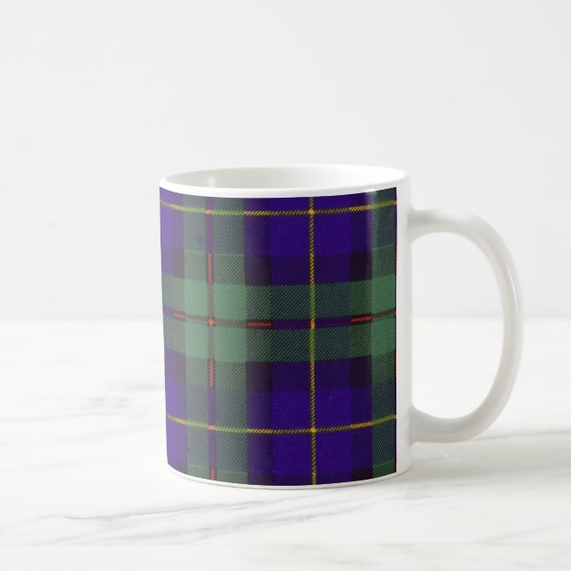 Caneca De Café Tartan escocês real - Macleod de Harris (Direita)