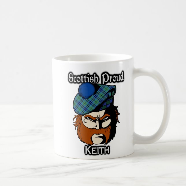 Caneca De Café Tartanês do Clã Escocês Keith Escocês (Direita)