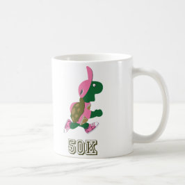 Caneca De Café Tartaruga 50K - Rosa