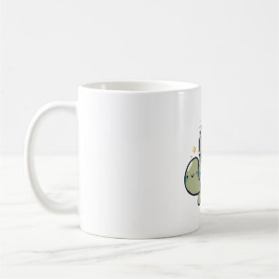 Caneca De Café Tartaruga-branca Delight � Arte Animal