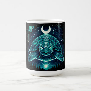 Caneca De Café Tartaruga Celestial – Galáxia da Vida Selvagem Ant