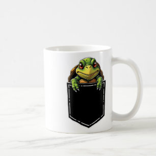 Caneca De Café Tartaruga Cuta Na Fábrica C Do Dia de as Bruxas en