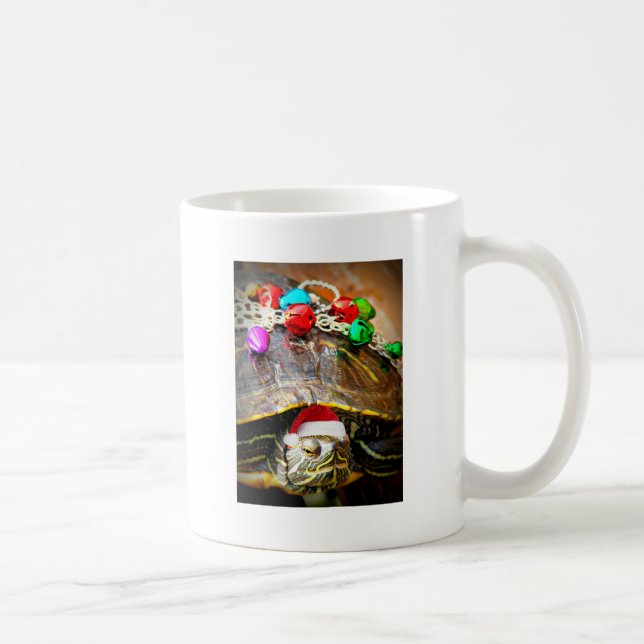Caneca De Café Tartaruga de Natal (Direita)