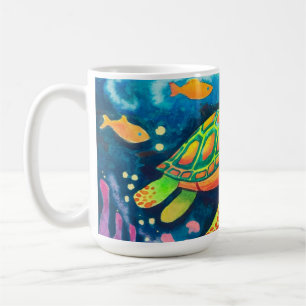 Caneca De Café Tartaruga de pintura