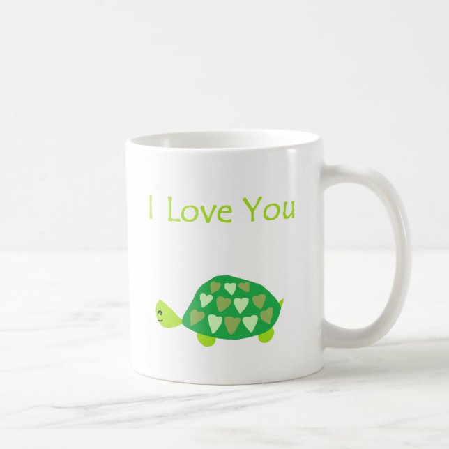Caneca De Café Tartaruga do amor (Direita)
