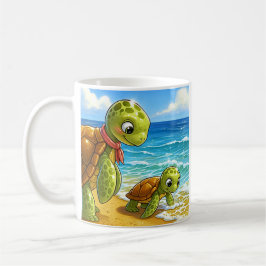 Caneca De Café Tartaruga do Mar Cento