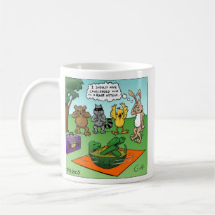 Caneca De Café Tartaruga e a lebre Revisted