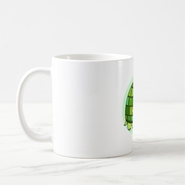 Caneca De Café Tartaruga Kawaii (Esquerda)