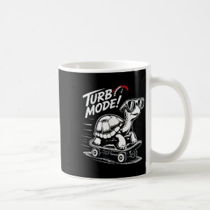 Caneca De Café Tartaruga legal No Skateboard Funny Turbo Vintage