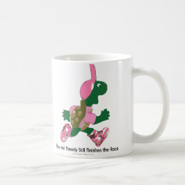 Caneca De Café Tartaruga lenta e firme
