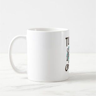 Caneca De Café Tartaruga Mãe Desenho Vetorial de Gravura Vintage_