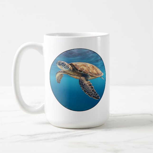 Caneca de Café Tartaruga Marinha (Esquerda)